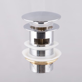 Bunnventil Bathlife Med Overløp Krom