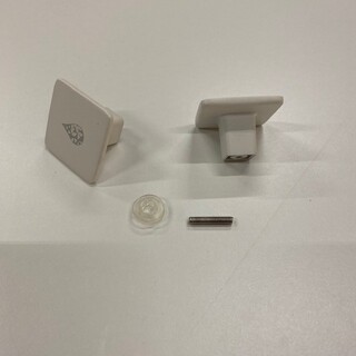 Dusj Profil Knop Hvit