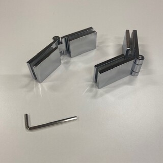 Hinge Shower Vikbar Chrome