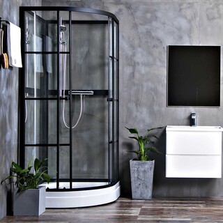 Dusjkabinett Betrakta 90X90 Rund