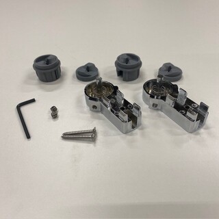 Hengsel Mångsidig/Vikbar Par (En Opp, En Ned) Krom 2023-