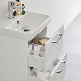 Servantskap Yster Hvit 550 Med Hvit Servant