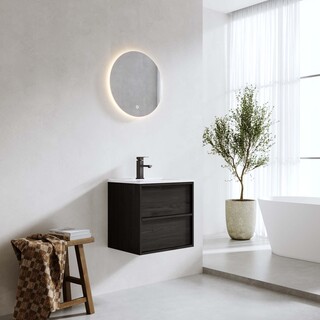 Servantskap Charm 500 Svart Eik Med Servant