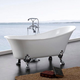 Badekar Bathlife Fossing Hvit