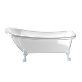 Badekar Ideal 1530 Hvit Med Hvit Føtter
