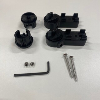 Hengsel Mångsidig/Vikbar Par (En Opp, En Ned) Svart 2023-