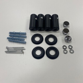 Monteringssett Håndkletørkere Lejd Svart