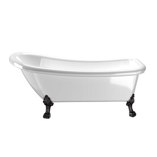 Badekar Ideal 1530 Hvit Med Svart Føtter