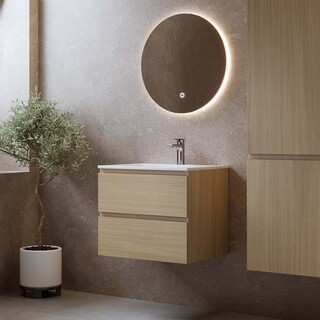 Servantskap Eufori 600 Lys Eik Med Servant