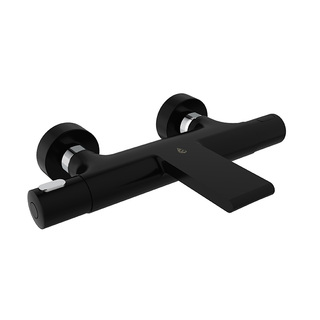 Bad- Dusjbatteri Dagg Tapp Svart Cc150