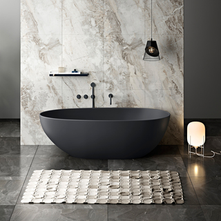 Badekar Bathlife Klok Svart