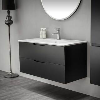 Servantskap Bathlife Glädje Svart 1000 Enkel
