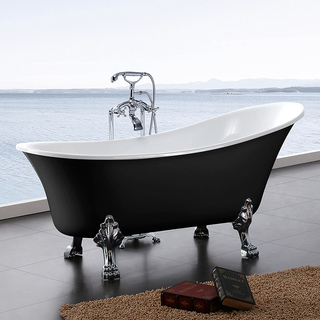 Badekar Bathlife Fossing Svart