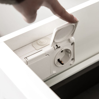 Servantskap Bathlife Eufori 800 Hvit Med Vask
