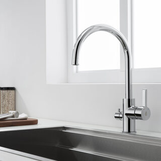 Kjøkkenbatteri Bathlife Ocean Krom
